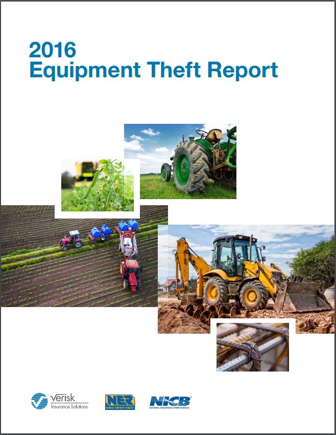 2016 equipment theft report