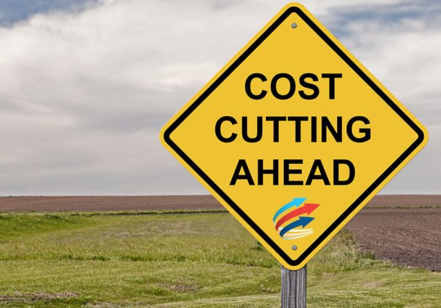 Caution Sign - Cost Cutting Ahead - Fleet Telematics by Fleet Complete.
