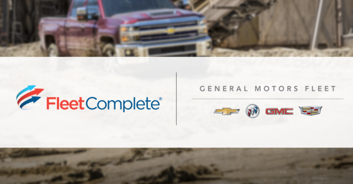 Fleet Complete and General Motors Fleet.