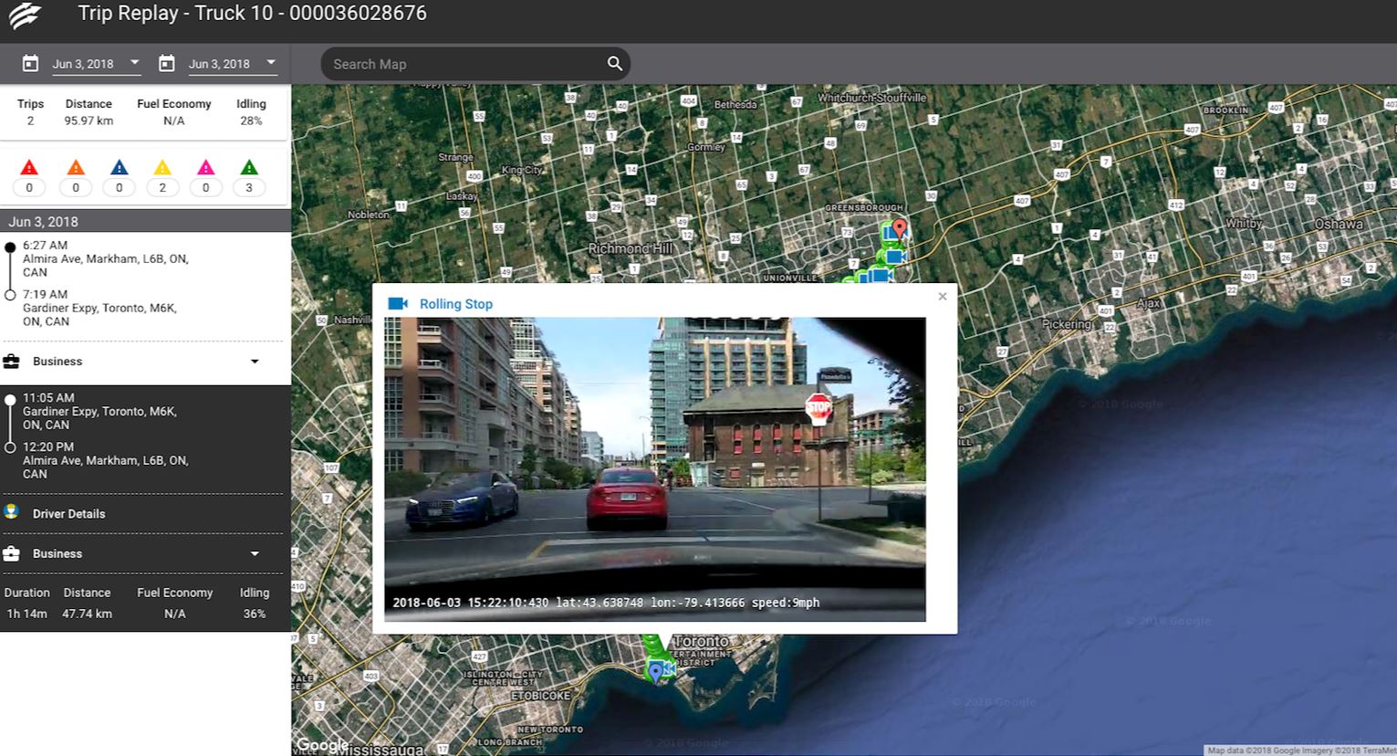Desktop view of Vision video clip.